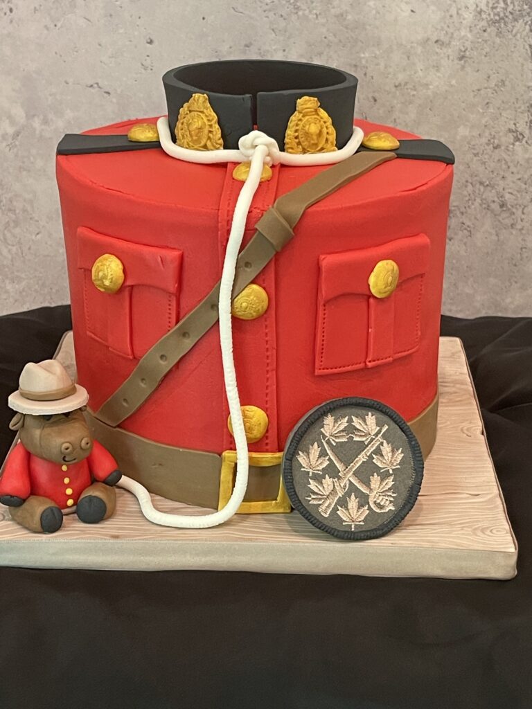 RCMP Red Serge cake